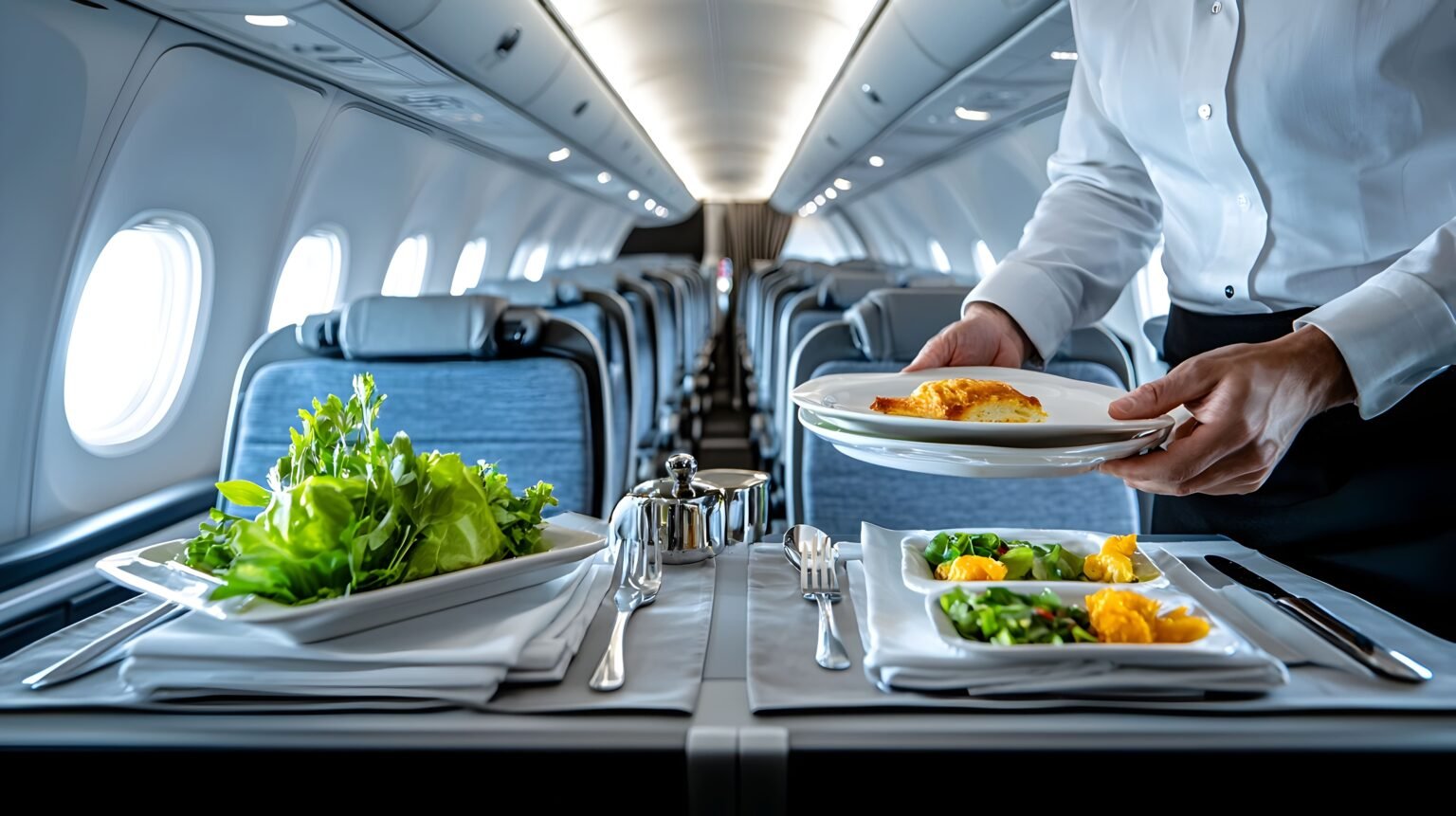 premium inflight catering experience - vvip flight... Halal-Certified Inflight Catering Services in Dubai | GSA Aviation ...